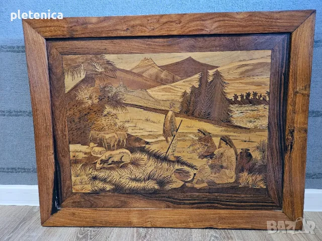 Индийска картина от дърво 