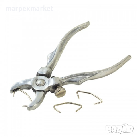 Клещи за поставяне на метални скоби против риене