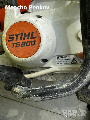 Stihl TS 800 бензинов ъглошлайф, снимка 5 - Други инструменти - 44458843