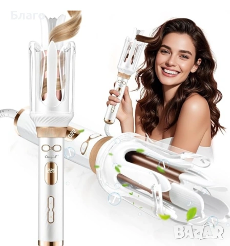 Професионална керамична въртяща се маша за къдрици CkeyiN Pro