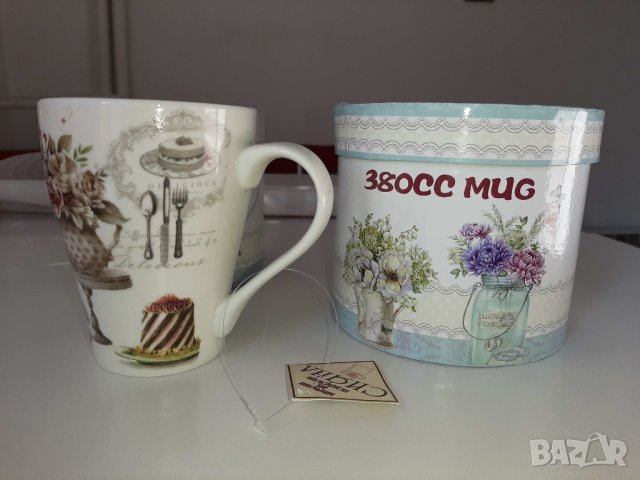 Декоративни стъклени свещници и подаръчни порцеланови чаши, снимка 12 - Декорация за дома - 44391259