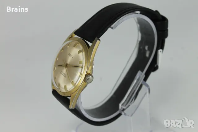 1960's Немски Позлатен Часовник OSCO , снимка 5 - Антикварни и старинни предмети - 48199414