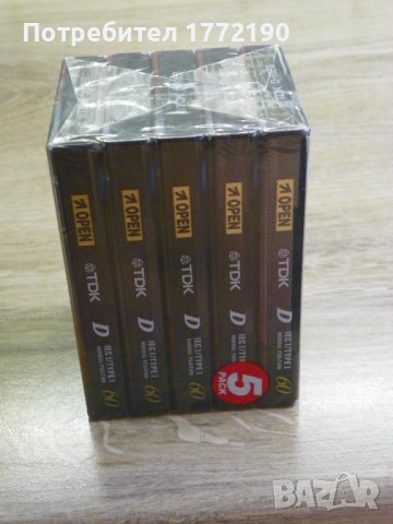 5бр. Аудио касети TDK D60, снимка 3 - Други - 41826240