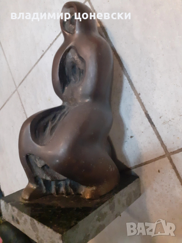 Бронзова скулптура от Георги Радулов,статуетка,фигура, снимка 3 - Колекции - 53607916