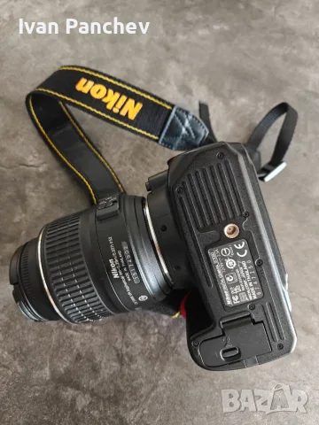 Nikon D3000 DSLR с обектив 18-55mm + чанта, батерия и зарядно, снимка 5 - Фотоапарати - 55603764