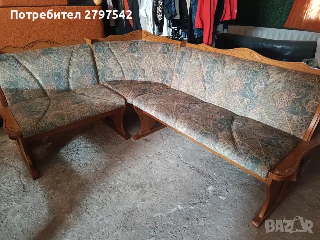 Кухненски ъгъл / Ъглова пейка , снимка 4 - Дивани и мека мебел - 55992555