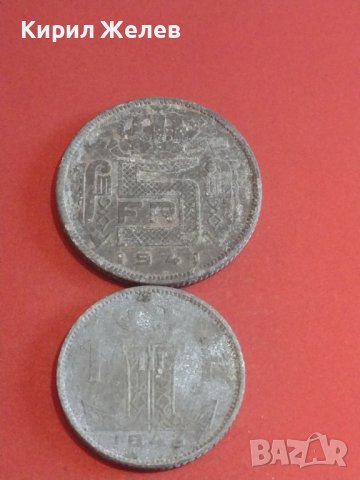 Две монети 5 франка 1941г. / 1 франк 1943г. Белгия за КОЛЕКЦИОНЕРИ 31503