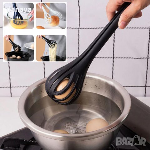 1177 Мултифункционална кухненска щипка за сервиране и готвене 27.5см