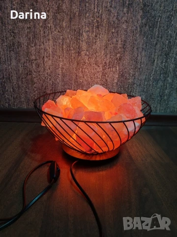 Солна лампа от хималайска сол