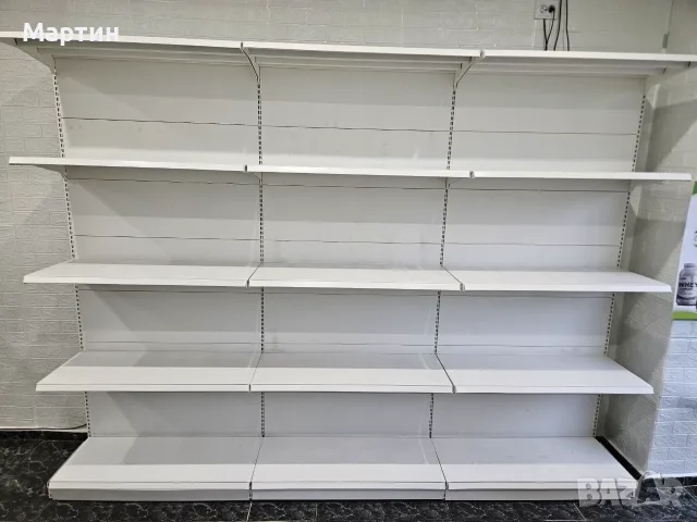 Метален стелаж за магазин, снимка 2 - Стелажи и щандове - 56247543
