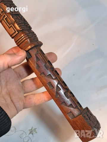 Боливийски музикален инструмент тотем 33/2 , снимка 6 - Духови инструменти - 53525262