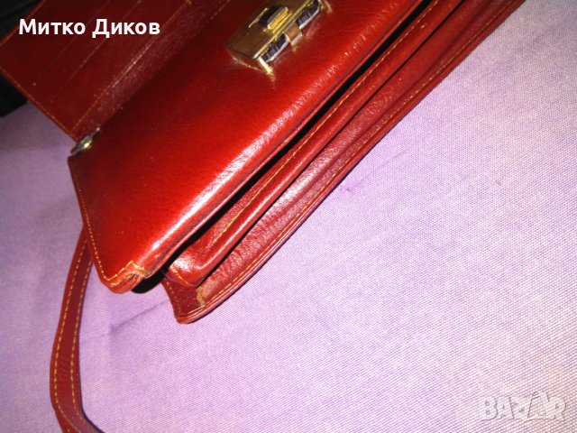 Борсета маркова на Чихад Дери естествена кожа чанта за ръка 240х175х80мм, снимка 4 - Чанти - 40900791