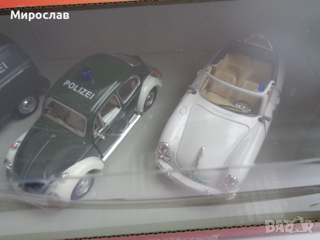 1:43 SCHUCO VW ЛОТ ПОЛИЦИЯ ПОЛИЦЕЙСКА КОЛИЧКА ИГРАЧКА МОДЕЛ, снимка 5 - Колекции - 44758203