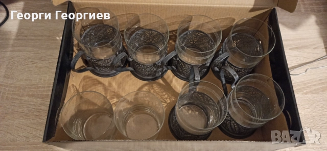 Руски стакани подстакани, снимка 11 - Антикварни и старинни предмети - 52546280