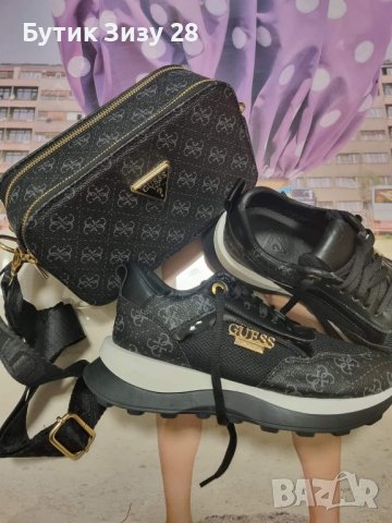 Дамски маратонки/комплект Guess, 2 цвята, снимка 1