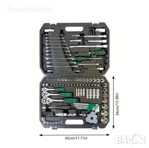 Професионален комплект инструменти 121 части – за авто и домашни ремонти, снимка 2 - Други инструменти - 50640771