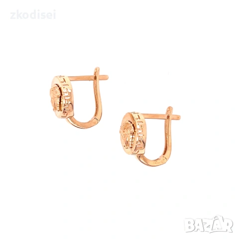 Златни обеци Versace 3,04гр. 14кр. проба:585 модел:36966-1, снимка 2 - Обеци - 53443311