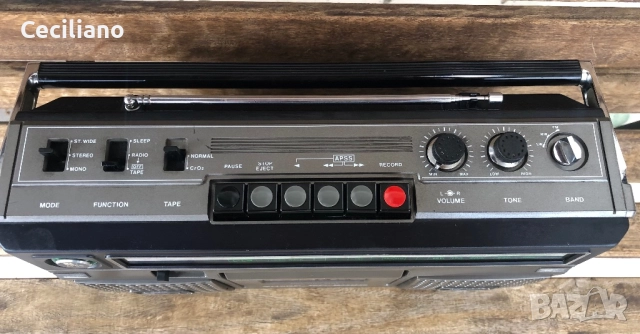 Радиокасетофон Sharpс GF-8080E, снимка 7 - Радиокасетофони, транзистори - 52676813