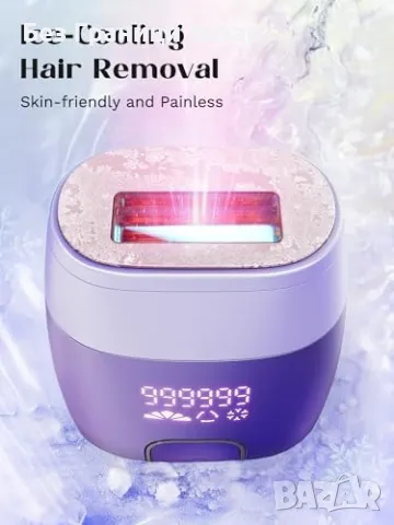 Нов Лазерен уред за епилация с ледена охлаждаща функция за гладка кожа, снимка 3 - Други - 48449024