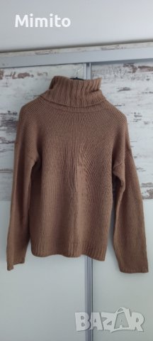 Нов пуловер цвят камел, снимка 4 - Блузи с дълъг ръкав и пуловери - 41511896