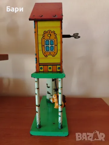 Рядка детска навиваща се играчка с птица и катерица, снимка 3 - Други ценни предмети - 50090506