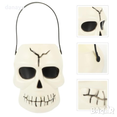 4102 Хелоуин кофичка за бонбони и лакомства Череп, снимка 6 - Други - 42534187