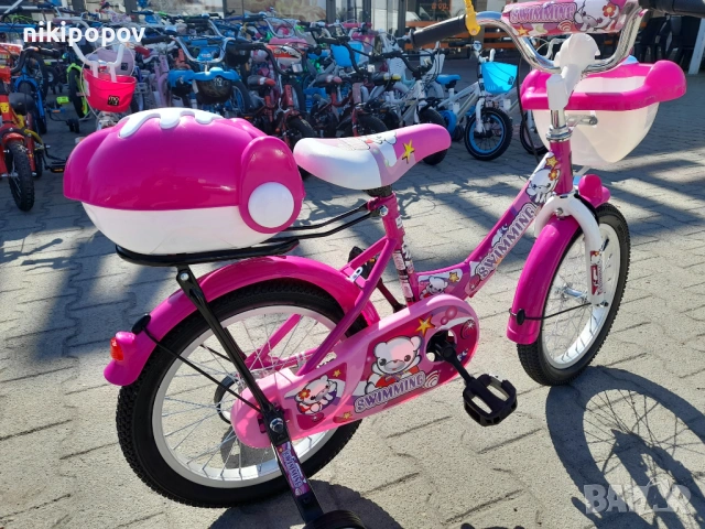 MONI Велосипед 16" 1682 розов, снимка 9 - Велосипеди - 53759530