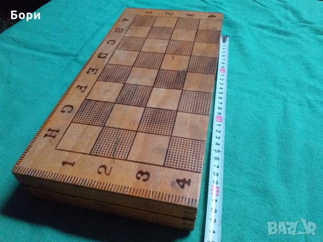 Стар шах и табла, снимка 2 - Шах и табла - 34338397