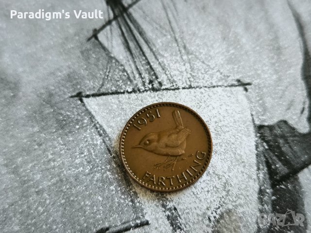 Монета - Великобритания - 1 фартинг | 1951г.