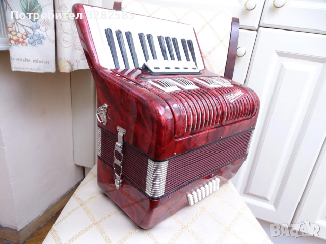Акордеон Велтмайстер 40 баса, снимка 6 - Акордеони - 52131191