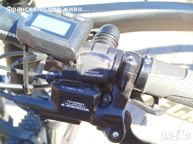 27 5 цола алуминиев електрически велосипед колело 36 волта, 30 скорости Shimano deore, на 260км, снимка 2 - Части за велосипеди - 52231993