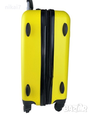 пътнически куфар+разширител комплект 3брABS удароустойчив 4 колела360°, снимка 7 - Куфари - 42072806