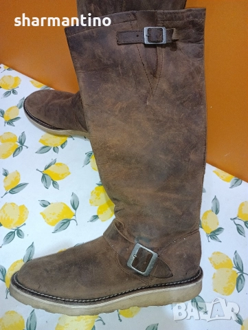 Кожени ботуши N 39 - 13 лв, снимка 2 - Дамски ботуши - 52747668