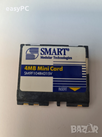 Продавам Mini Card 4MB SMART Modular SM9F104IM315V, снимка 5 - Карти памет - 44528757