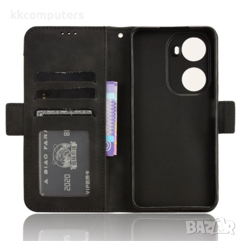Huawei nova 11 SE / nova 12 SE 4G Magnetic Wallet Кожен Калъф и Протектор, снимка 9 - Калъфи, кейсове - 52720246