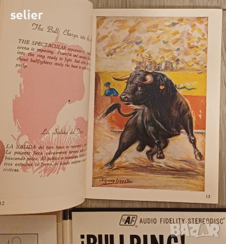 Banda Taurina ‎– ¡Bullring! Music Of The Bull Fight Ring, La Fiesta Brava Издание 🇺🇸 USA 1958г-GAT, снимка 10 - Грамофонни плочи - 53419717