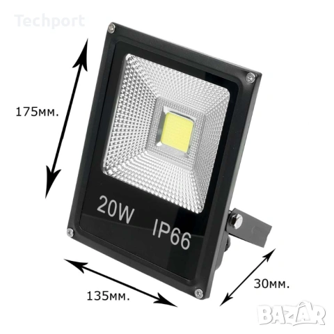 LED Прожектор 20W, снимка 3 - Прожектори - 53503445