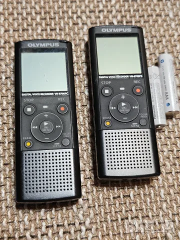2бр. Диктофон Olympus VN-8700 PC + комплект презареждащи батерии Panasonic NiMH 