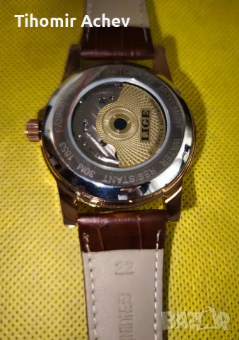 Продавам мъжки автоматичен часовник нов, снимка 4 - Мъжки - 48962692