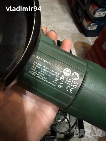 Bosch pws 9-125 ce ъглошлайф с обороти, снимка 4 - Ъглошлайфи - 52725151