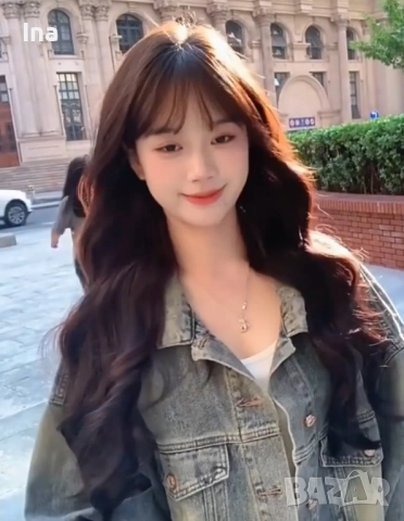 Тъмно кестенява перука дълга и гъста , снимка 4 - Аксесоари за коса - 52969398