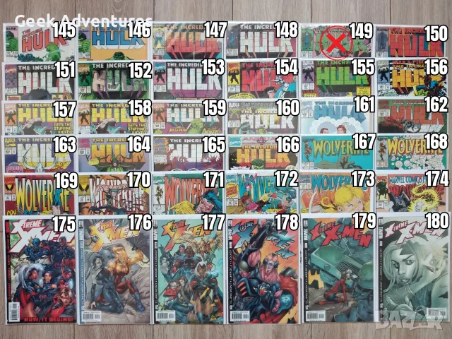 Comic Books/Комикси 2/2 - Punisher, X-Men, Hulk, Batman, Superman, JLA, снимка 6 - Списания и комикси - 51846836