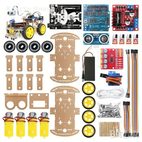 Стартов Комплект за роботика Arduino Ардуино стартов комплект STEM, снимка 2 - Друга електроника - 47829540