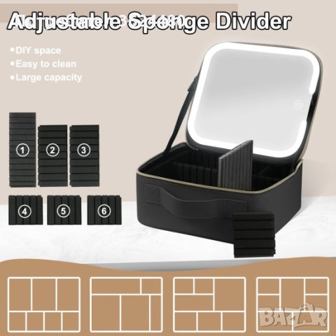 Куфарче за козметика  черен цвят , снимка 15 - Други - 41955977