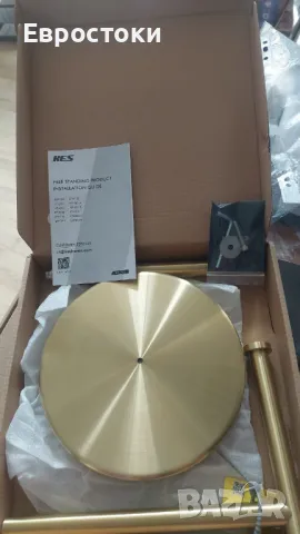 KES BPH283S1-BZ Свободностояща стойка за тоалетна хартия от неръждаема стомана SUS 304 златно покрит, снимка 8 - Други - 48816855