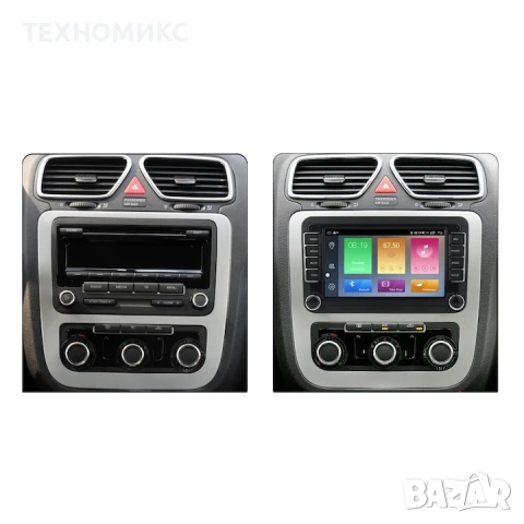 VW - 7" МУЛТИМЕДИЯ / Навигация Android 15 4GB RAM 64GB ROM, снимка 7 - Части - 51424178