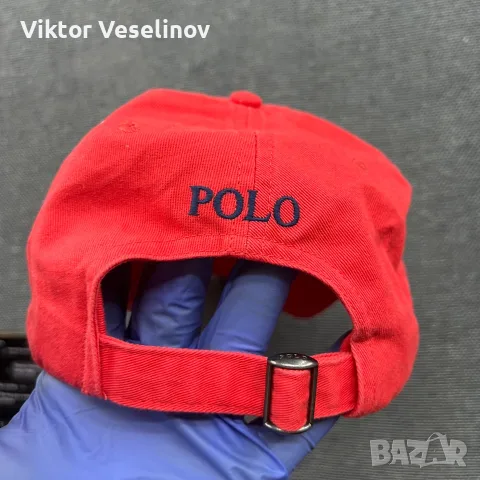 Polo Ralph Lauren Шапка С Козирка Червена One Size OSFA, снимка 7 - Шапки - 55848323