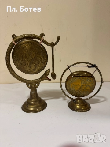 Стар бронзов гонг, снимка 1