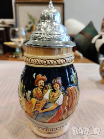 Керамични халби за бира с капак, снимка 16 - Колекции - 52714330