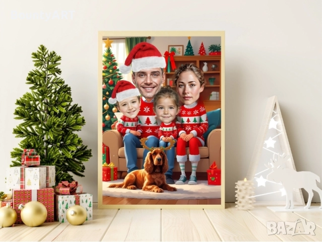 Коледни карикатури с предварителна заявка! Промо цена!, снимка 11 - Коледни подаръци - 52044507